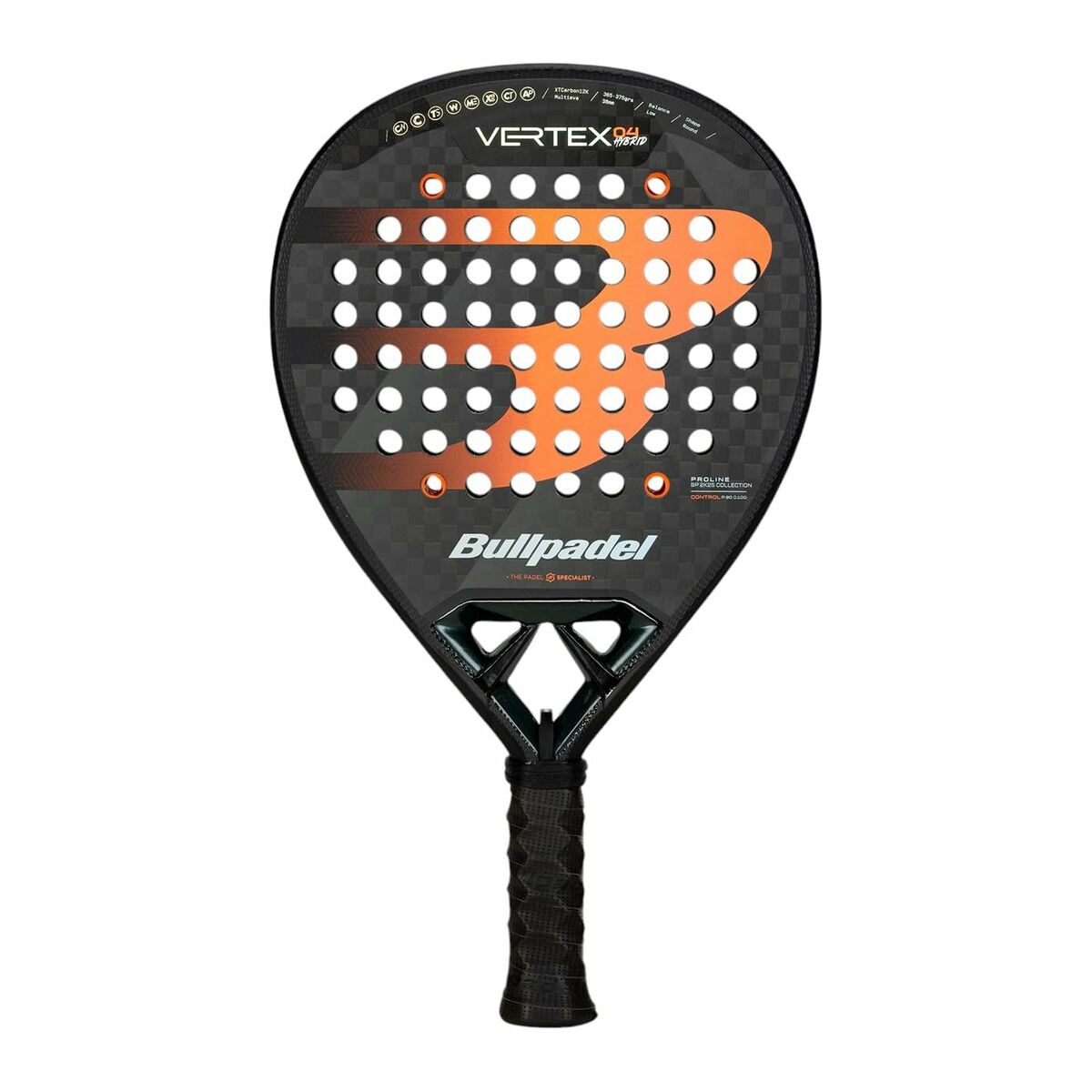 Bullpadel Padel Racket Bullpadel Vertex 04 Hybrid 2025 Titanium