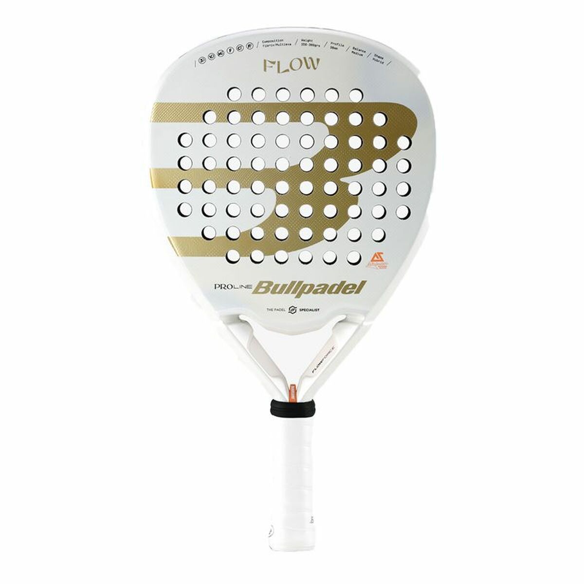 Bullpadel Padel Racket Bullpadel Flow W 24 White