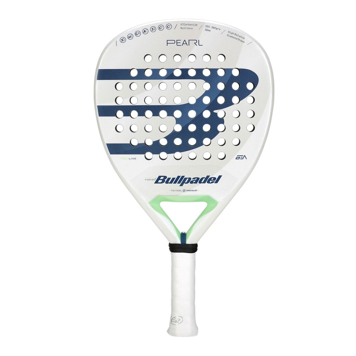 Bullpadel Padel Racket Bullpadel Pearl White