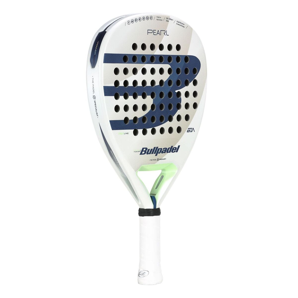 Bullpadel Padel Racket Bullpadel Pearl White
